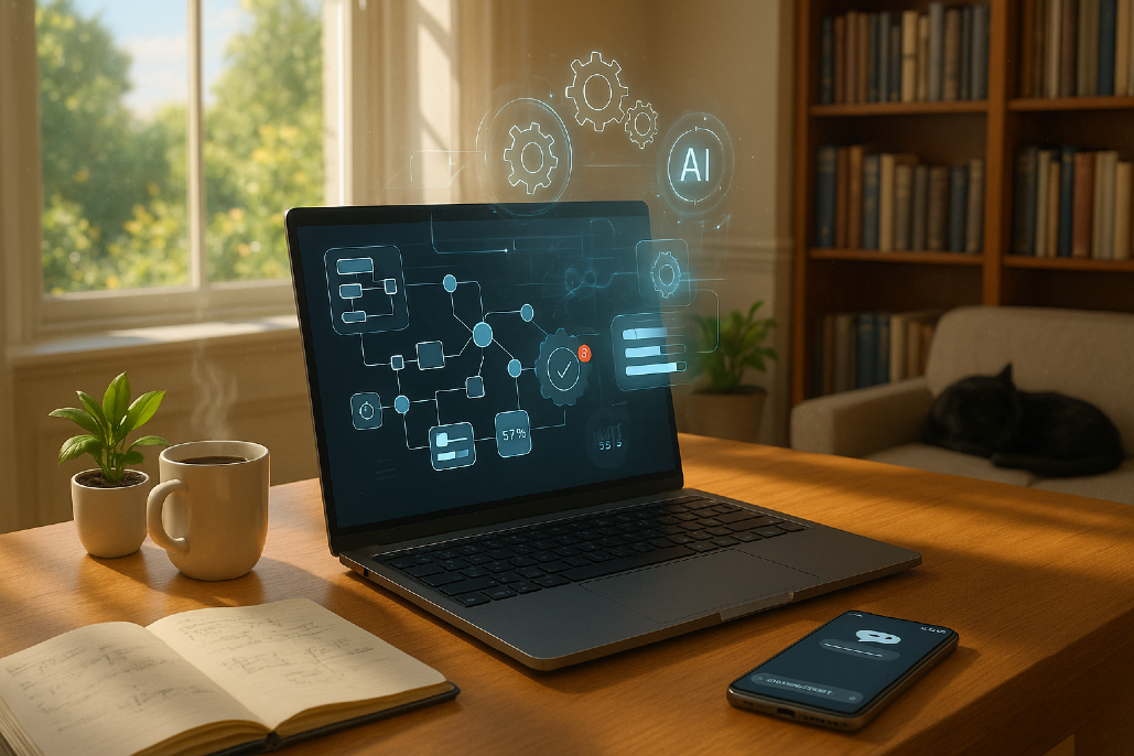 Coding is a dance, Fingers tapping on keys bright, Creating magic