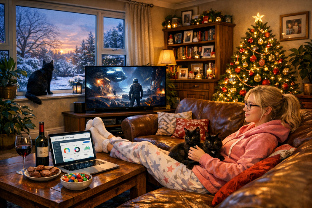 Review of 2025, From a coder's perspective, with her feet up for Christmas